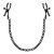 Spenelių spaustukai „Nipple Chain Clamps Black“
