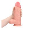 XXL falo imitatorius „Extra Thick Straight 10“ - RealRock