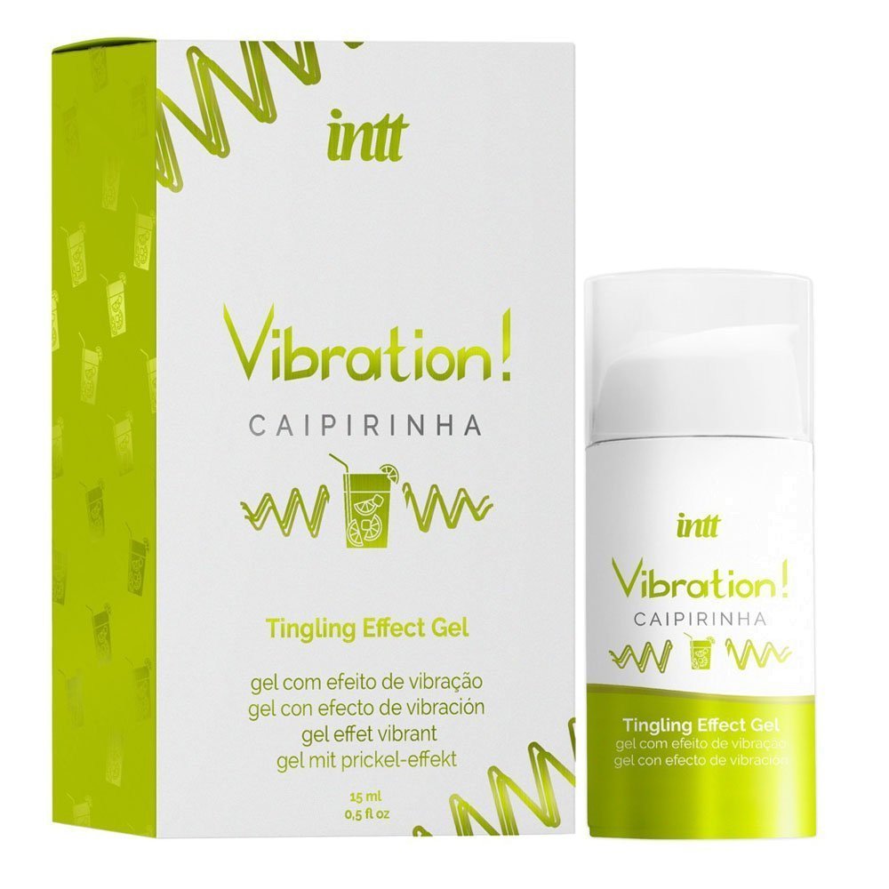 Stimuliuojantis gelis „Vibration! Caipirinha“, 15 ml - Intt