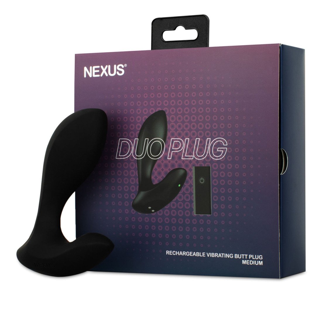 Vibruojantis analinis kaištis „Duo Plug Medium“ - Nexus