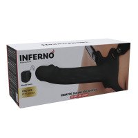 Vibruojantis strap-on dildo „Inferno 20 cm“ - Hidden Desire