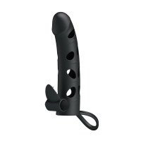 Vibruojanti penio mova „Penis Sleeve with Ball Strap 6“ - Pretty Love