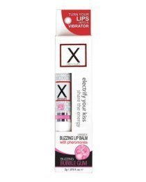 Stimuliuojantis lūpų balzamas su feromonais „X ON the Lips Bubble Gum“ - Sensuva