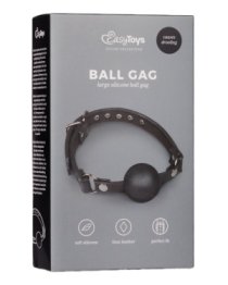 Burnos kaištis „Ball Gag With Large Silicone Ball“ - EasyToys