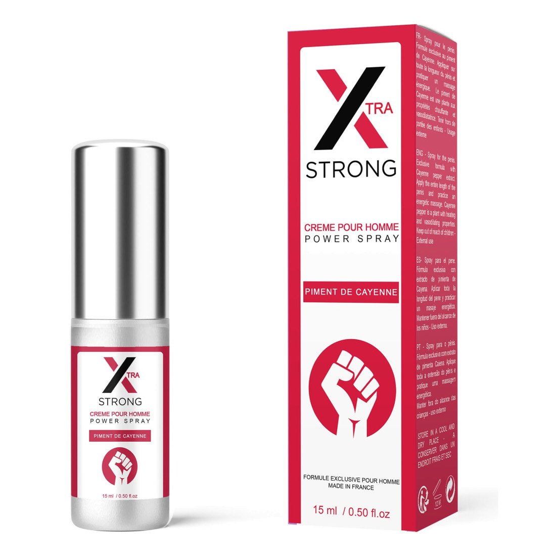 Erekciją stiprinantis purškalas „Xtra Strong“, 15 ml - Ruf