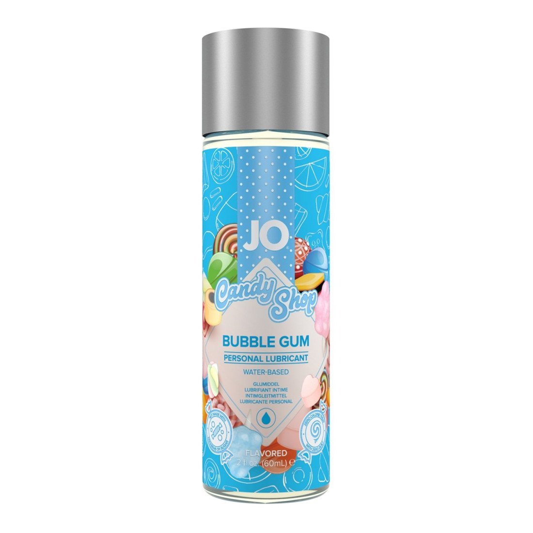 Vandens pagrindo lubrikantas „Candy Shop Bubble Gum“, 60 ml - System JO