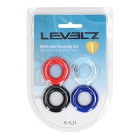 Penio žiedų rinkinys „Multi-Color Cockring Set“ - Levelz