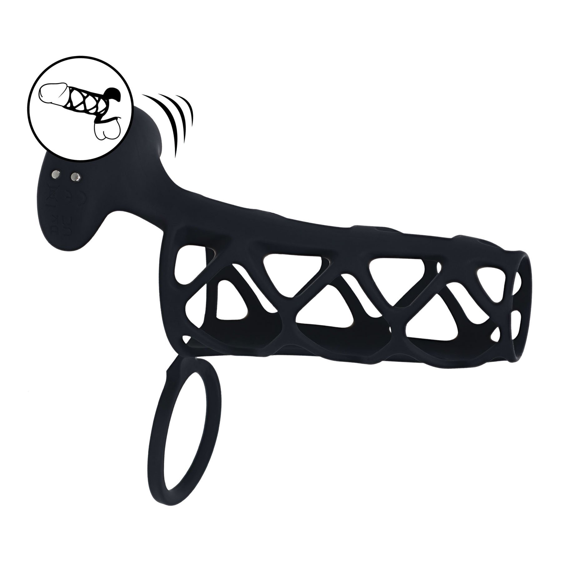 Vibruojanti penio mova „Vibrating Cage“ - Levelz