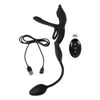 Vibruojantis penio žiedas - kaištis „RC Multi Function“ - Couples Choice