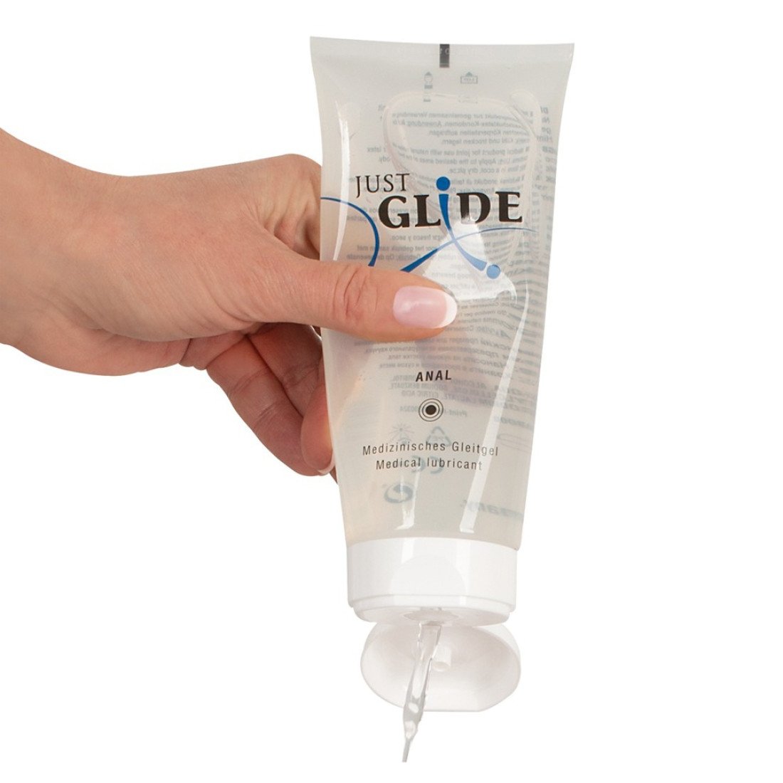 Analinis vandens pagrindo lubrikantas „Anal“, 200 ml - Just Glide