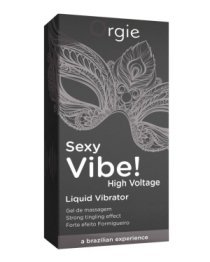Stimuliuojantis gelis „Sexy Vibe! High Voltage“, 15 ml - Orgie