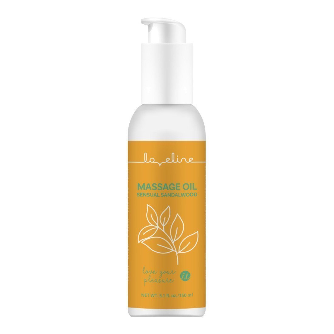 Masažo aliejus „Sensual Sandalwood“, 150 ml - Loveline