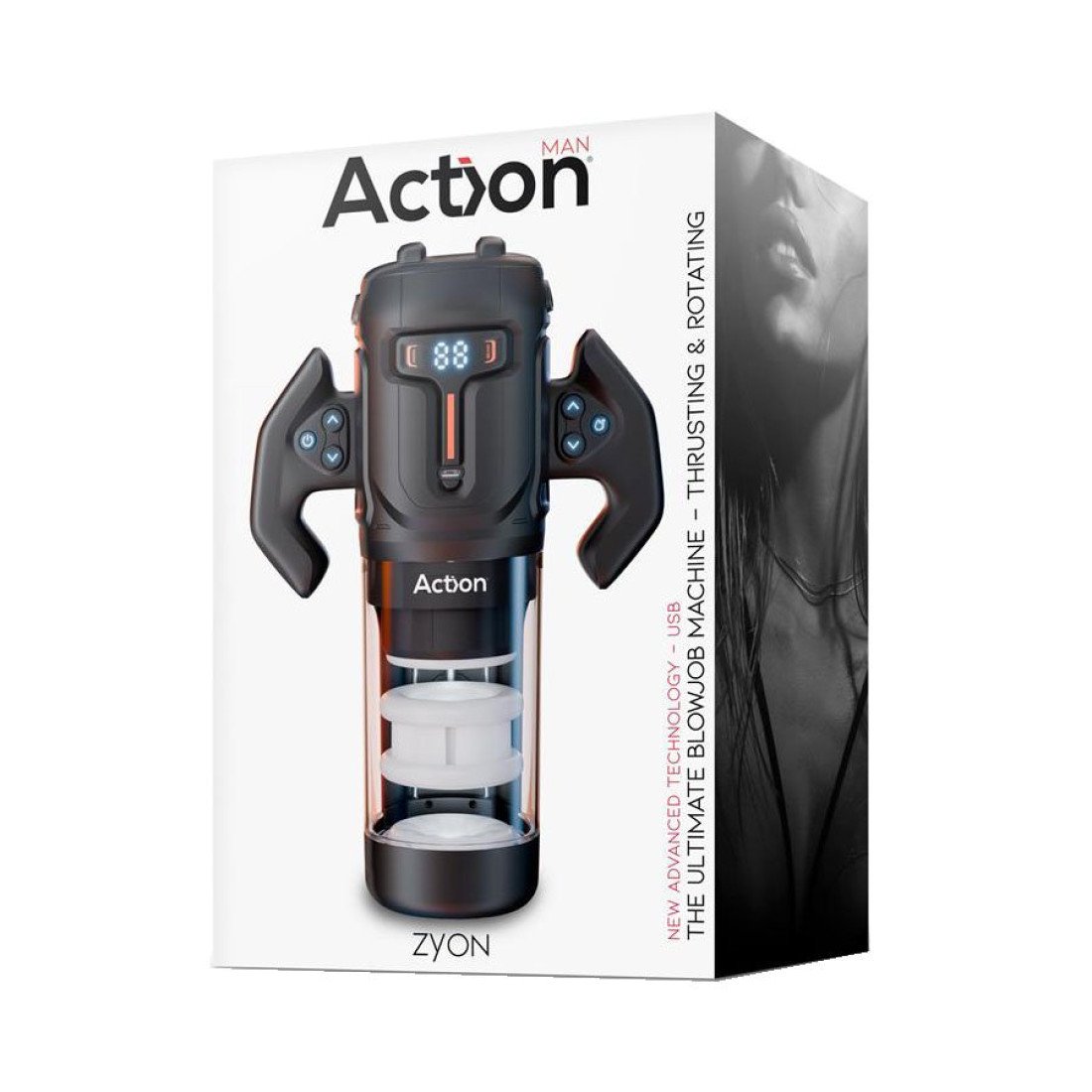 Automatinis masturbatorius „Action Zyon“ - Intoyou