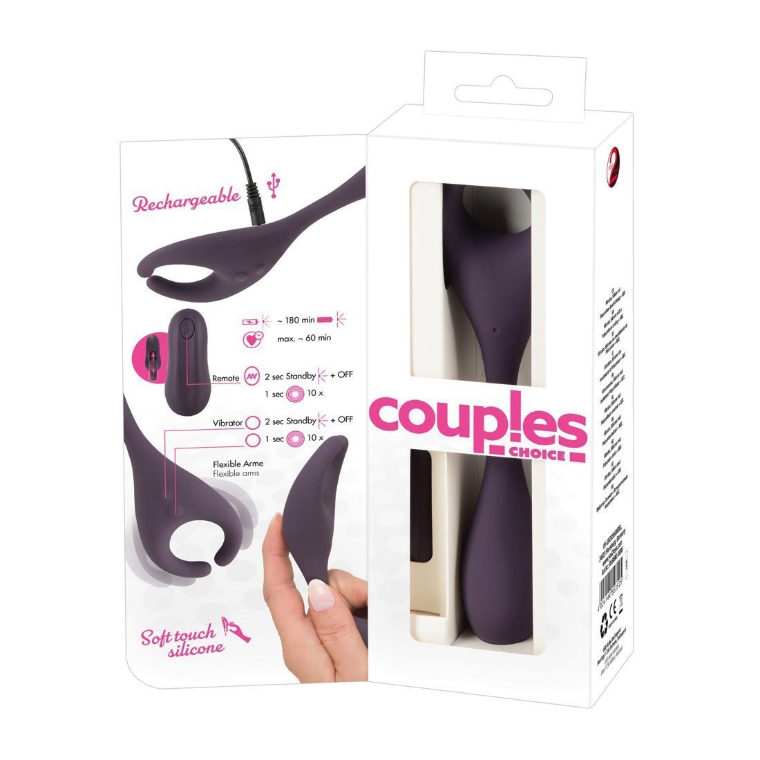 Vibratorius poroms „Remote Controlled Couple's Vibrator“ - Couples Choice