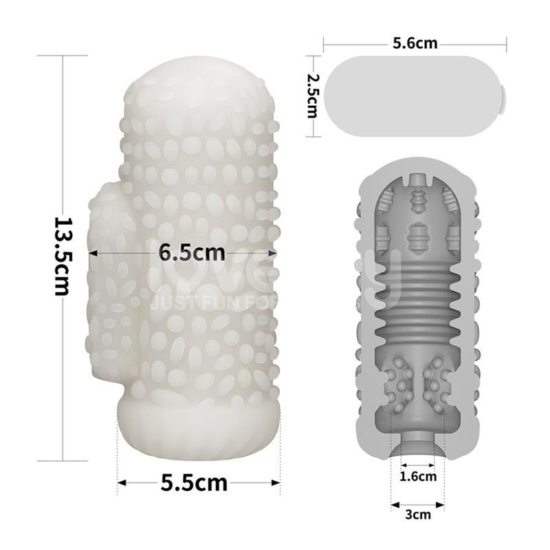 Vibruojanti penio mova - masturbatorius „Knights Ring Drip“ - Lovetoy