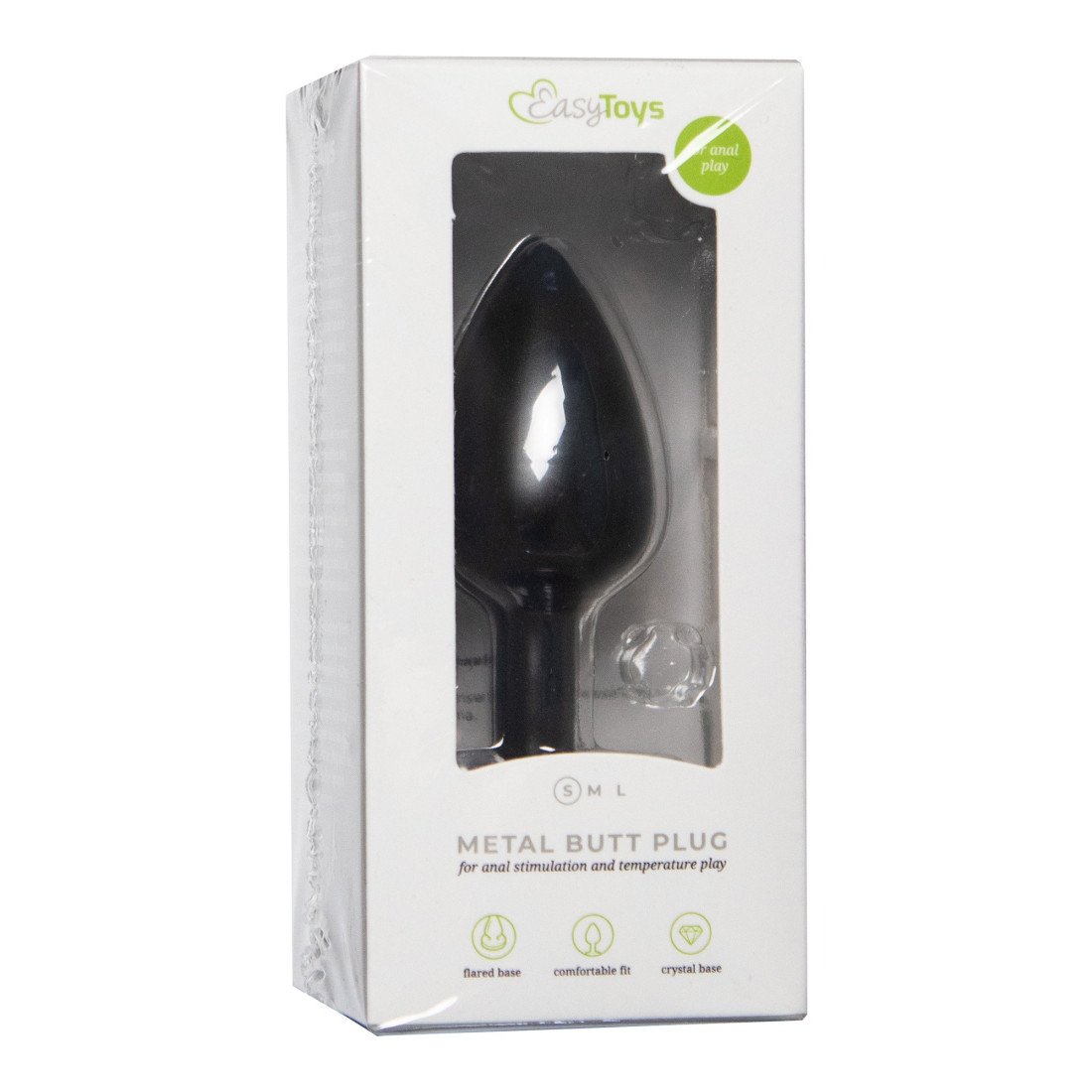 Mažas analinis kaištis „Metal Butt Plug“ - EasyToys