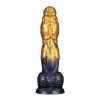 Pripučiamas silikoninis dildo „Aerosx Nr. 10 Gold/Black“ - Lovetoy
