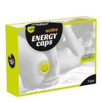 Maisto papildas vyrams „Active Energy Caps Men“, 5 kapsulės - Hot