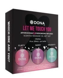 Masažo aliejų rinkinys „Let Me Touch You“ - Dona