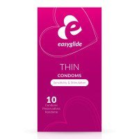 Plonesni prezervatyvai „Extra Thin“, 10 vnt. - EasyGlide