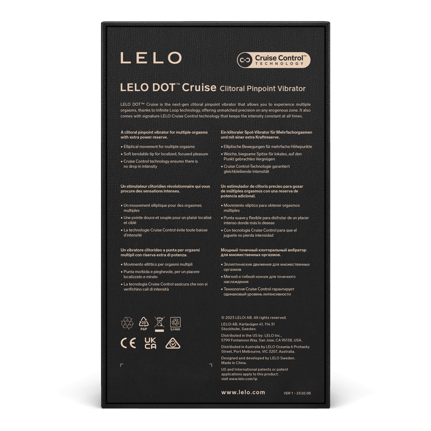 Klitorinis stimuliatorius „Dot Cruise“ - LELO