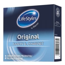Prezervatyvai „Original“, 3 vnt. - LifeStyles