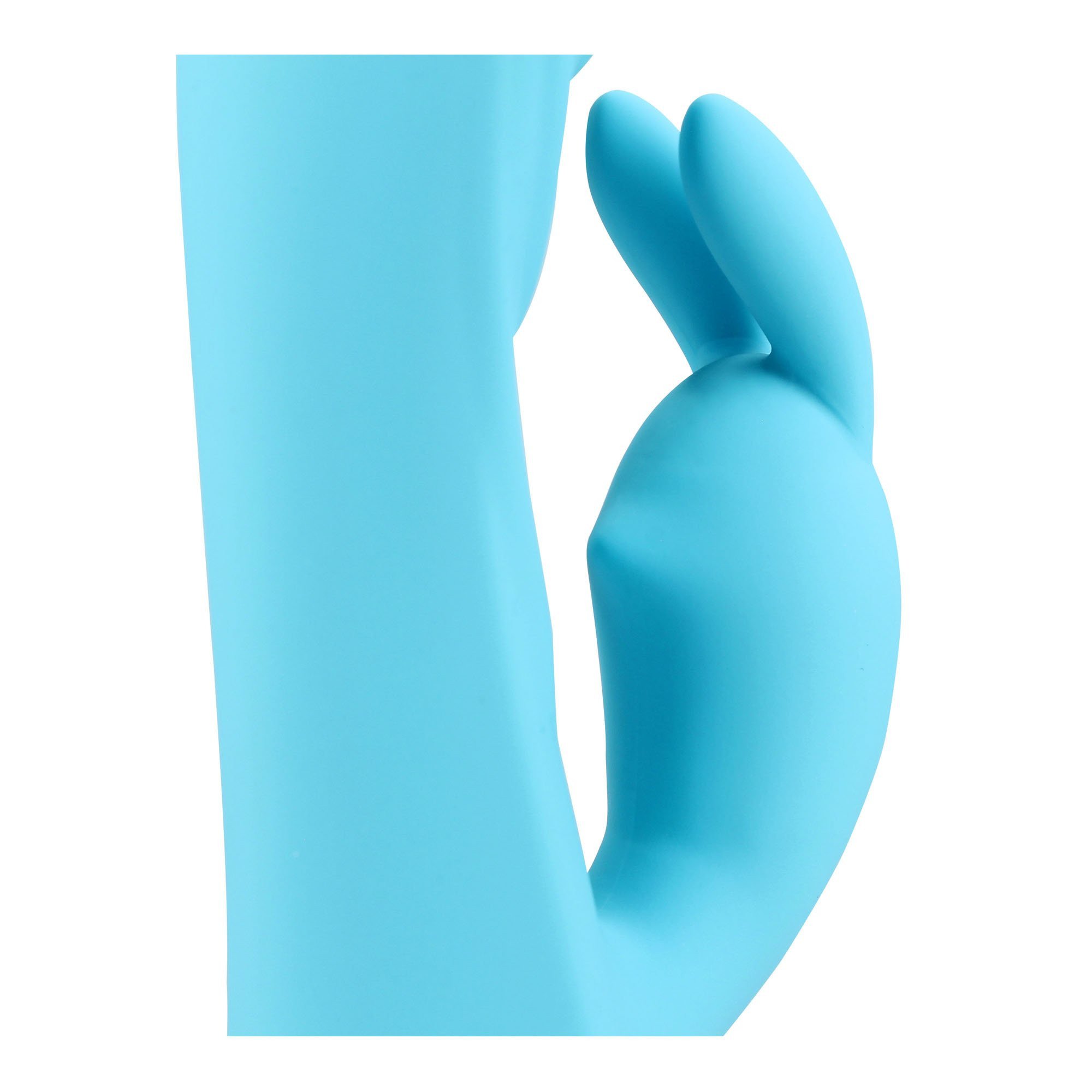 Vibratorius kiškutis „Ribbed Ultra Soft Silicone Rabbit Vibrator“ - Loveline