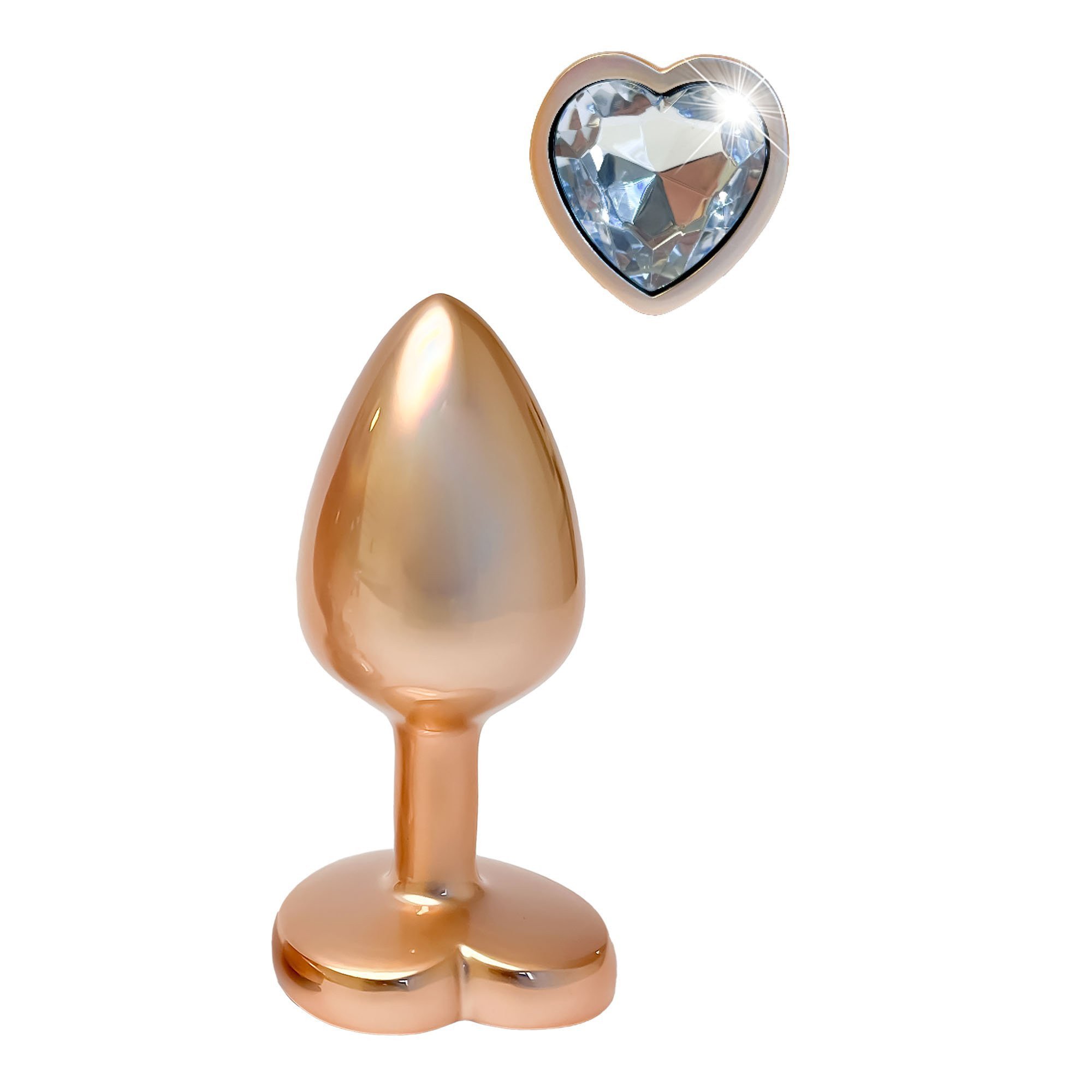 Mažas analinis kaištis „Pearl Gold Gleaming Love“ - Dream Toys