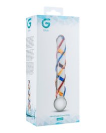 Stiklinis dvipusis dildo „Glass Dildo Nr. 10“ - Gildo
