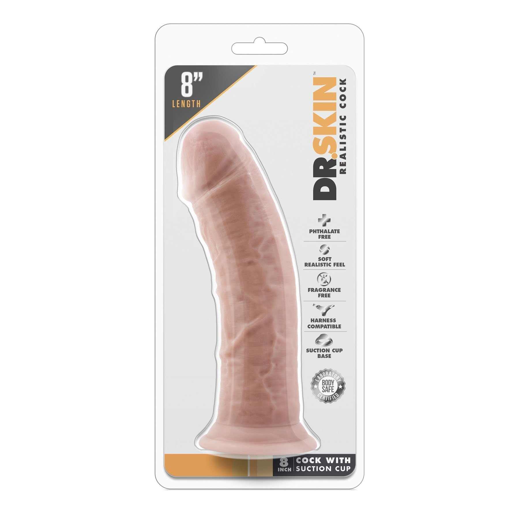 Dildo „Dr. Skin Cock with Suction Cup 8Inch“ - Blush