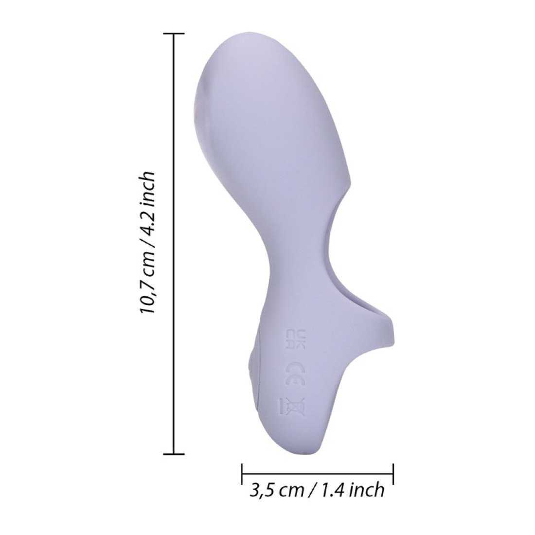 Vibruojantis antpirštis „Silicone Finger Vibrator“ - Loveline