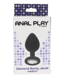 Vidutinis analinis kaištis „Diamond Booty Jewel“ - ToyJoy