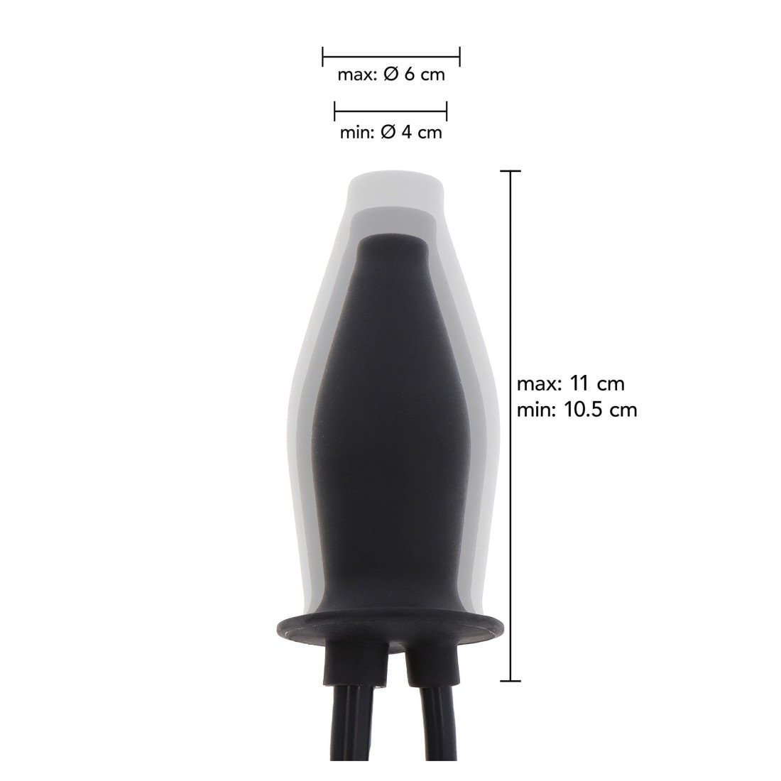Pripučiamas analinis kaištis „Inflatable Lubricating Plug Advanced“ - Extreme
