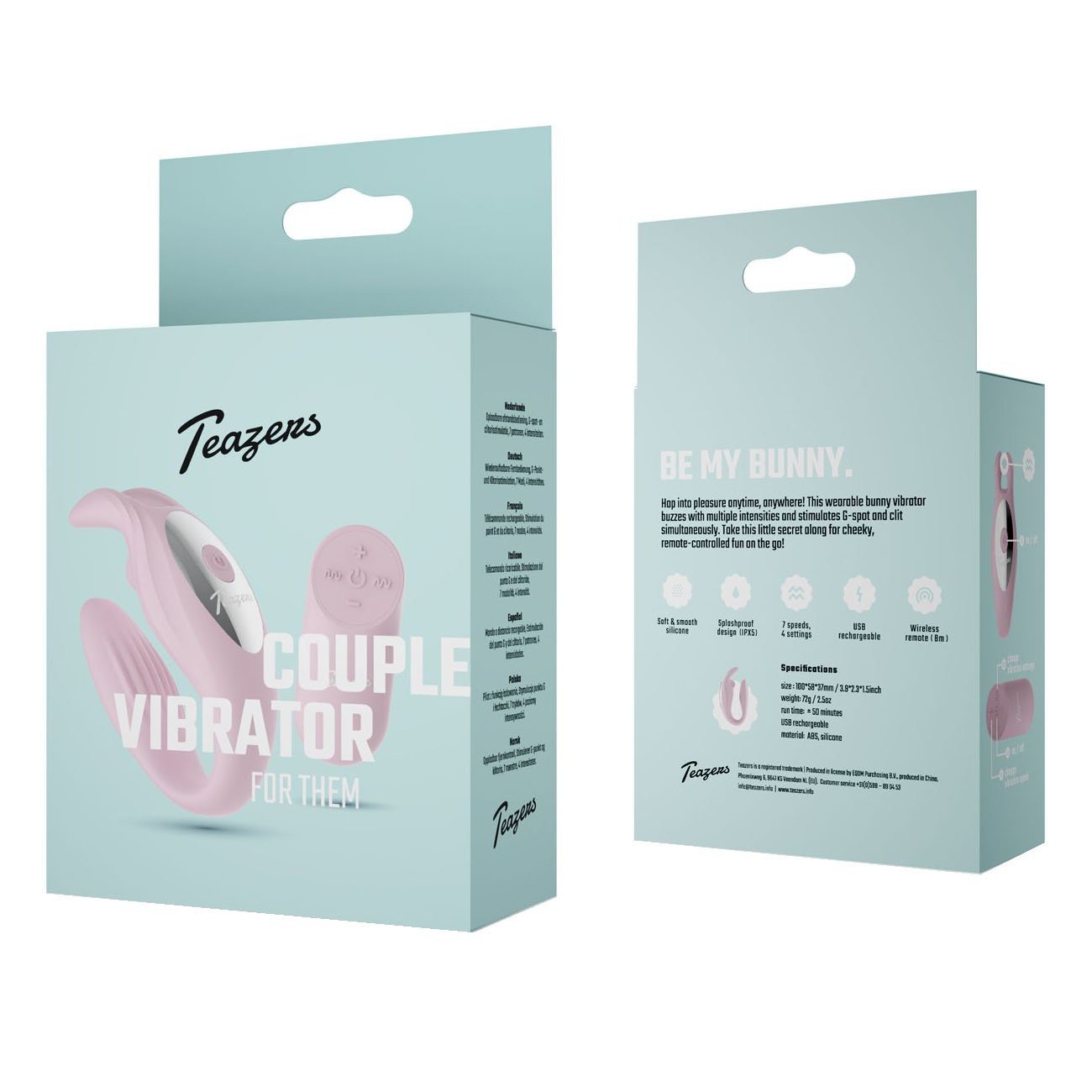 Vibratorius poroms „Couple Vibrator“ - Teazers