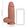 XXL falo imitatorius „Extra Thick Straight 9“ - RealRock