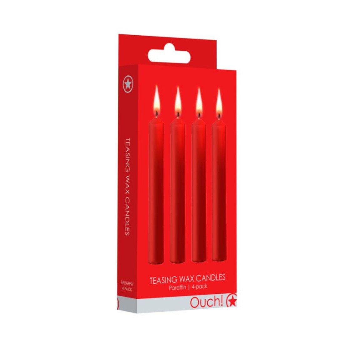 Žvakių rinkinys „Teasing Wax Candles“, 4 vnt. - Ouch!