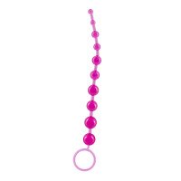 Analiniai karoliukai „Basic Anal Beads Pink” - Crushious