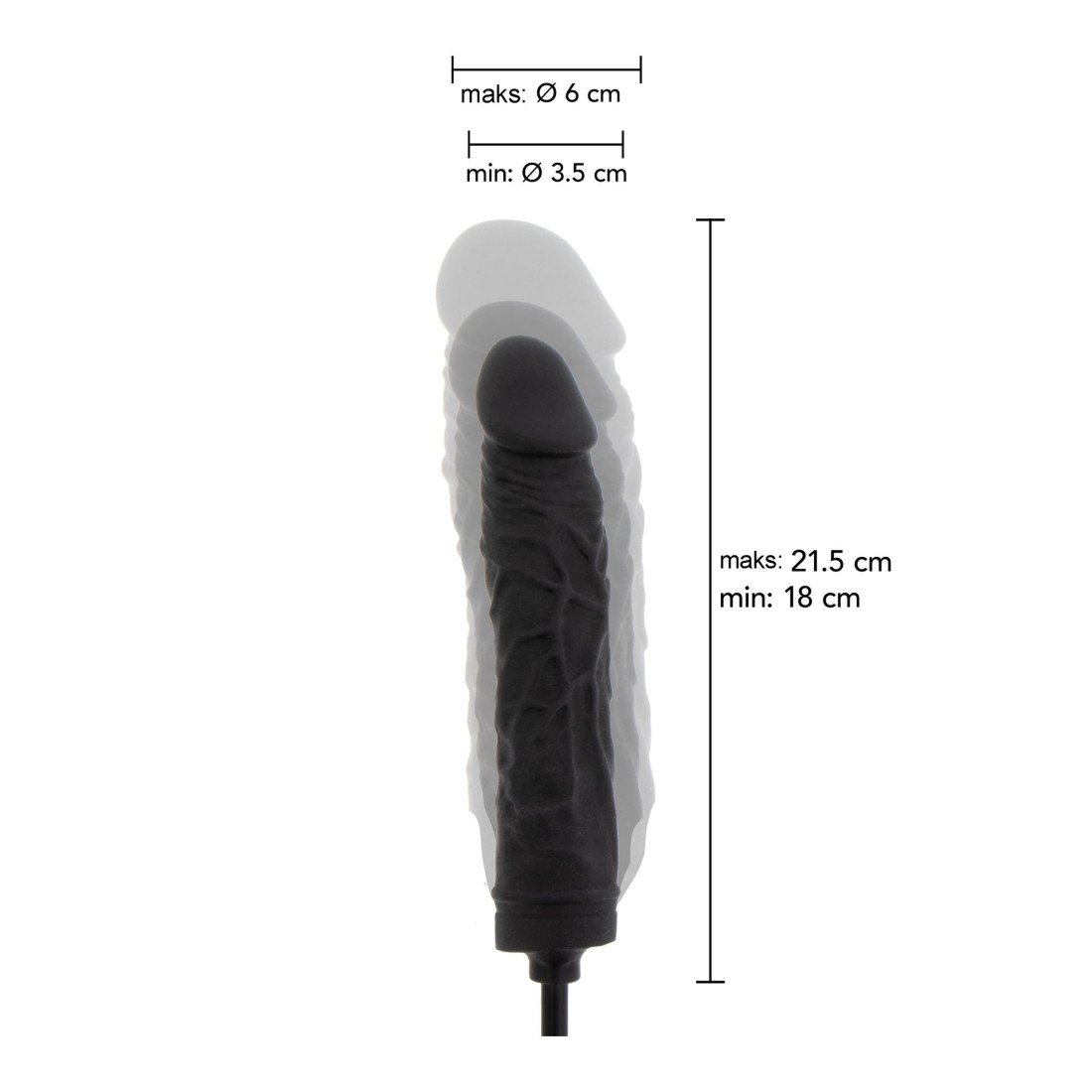 Pripučiamas dildo „Inflatable Dong Advanced“ - Extreme