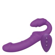 Vibruojantis strap-on dildo be dirželių „Nymphea“ - ToyJoy