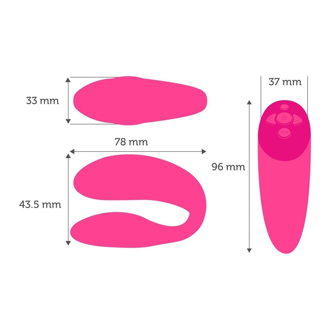 Išmanusis vibratorius poroms „We-Vibe Chorus“ - We-Vibe