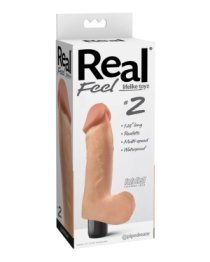 Vibruojantis falo imitatorius „Real Feel Nr. 2“ - Pipedream