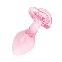 Stiklinis analinis kaištis „Anal Plug Medium“ - EasyToys