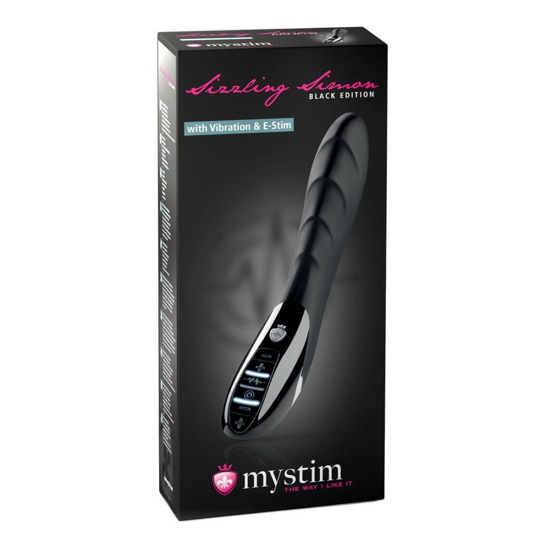 Vibratorius - elektrostimuliatorius „Sizzling Simon E-stim Black Edition“ - Mystim