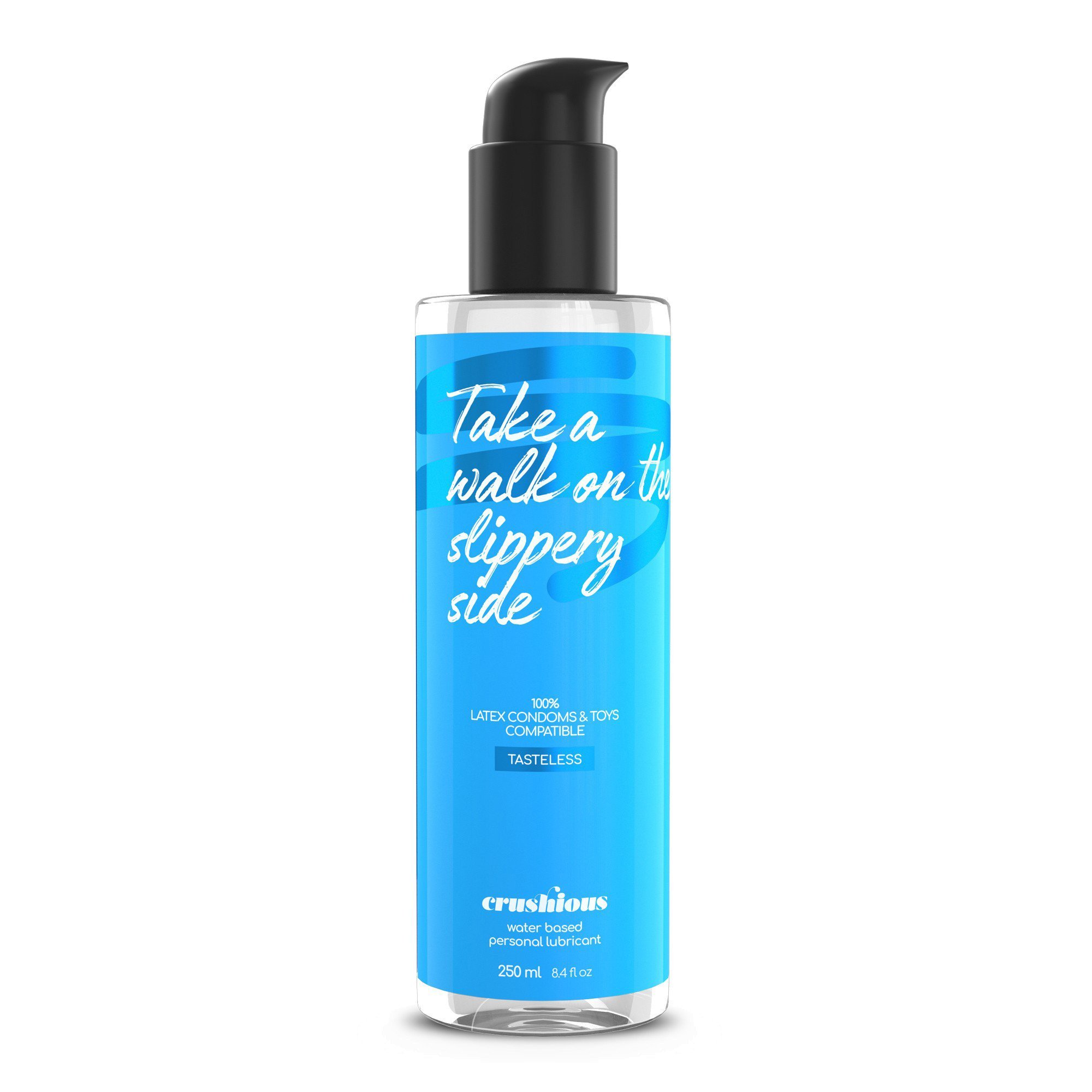 Vandens pagrindo lubrikantas „Take a Walk On the Slippery Side“, 250 ml - Crushious
