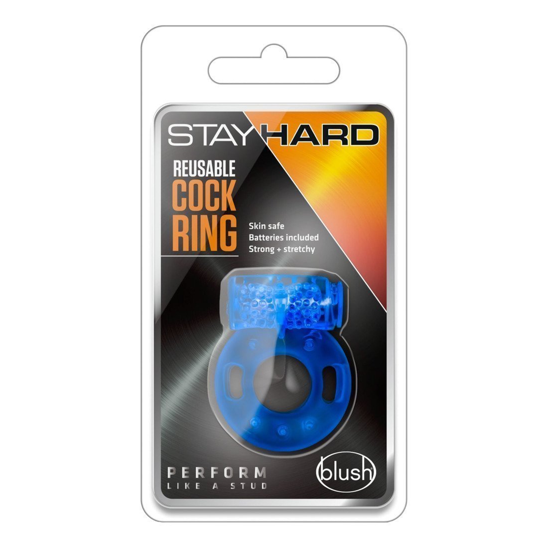 Vibruojantis penio žiedas „Reusable Cock Ring“ - Stay Hard