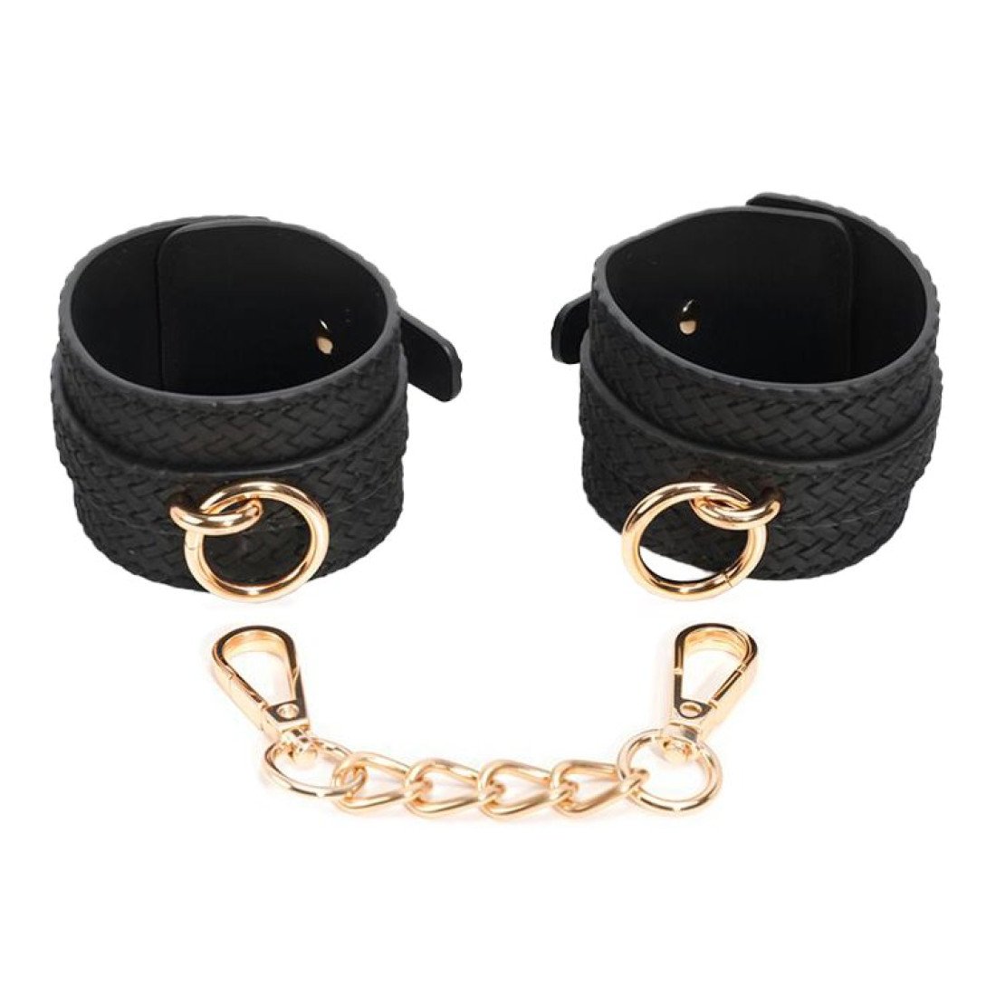 Antrankiai „Weaving patterns wrist cuff Golden Chain“ - Latetobed