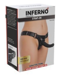 Strap-on diržas „Inferno Seductive Thong“ - Hidden Desire