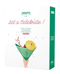 Masažo aliejų rinkinys „Let‘s Celebrate“, 3x30ml - Exsens
