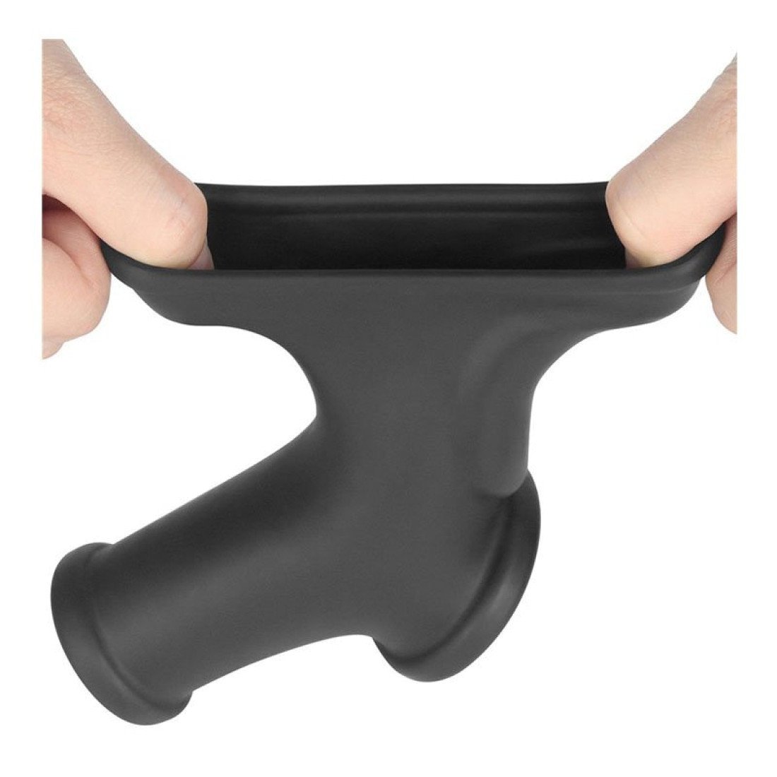 Vibruojanti penio ir sėklidžių mova „Knights Ring Silk“ - Love Toy