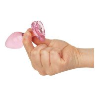 Stiklinis analinis kaištis „Anal Plug Medium“ - EasyToys